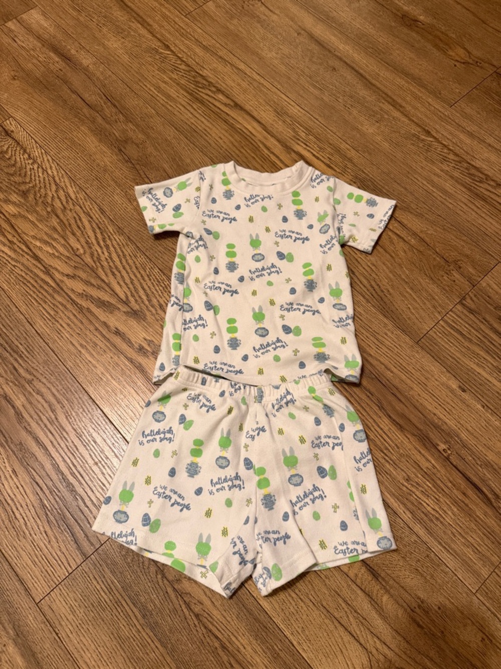Grace and James Easter pajamas